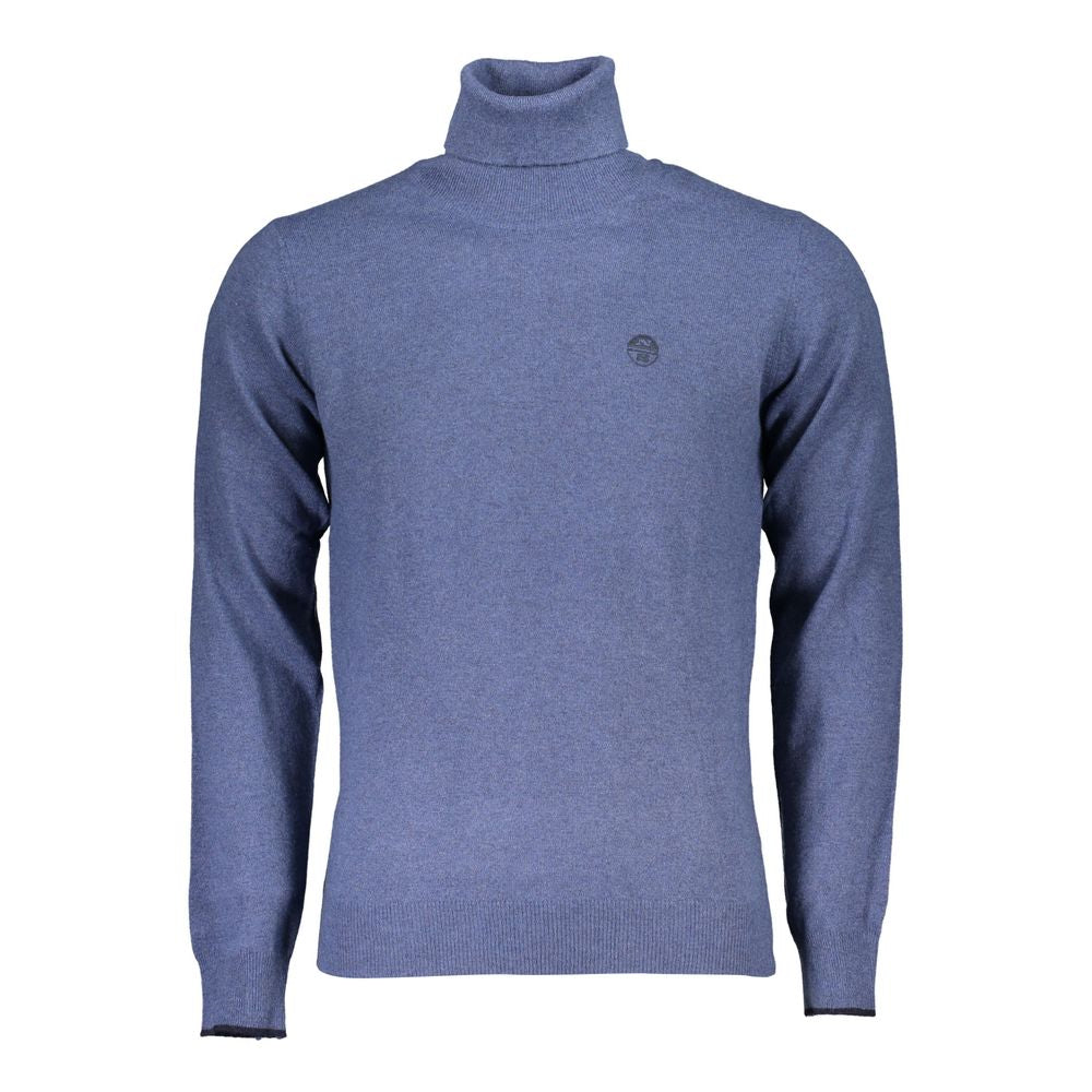 North Sails Blu Poliammide Men Sweater Turtleneck