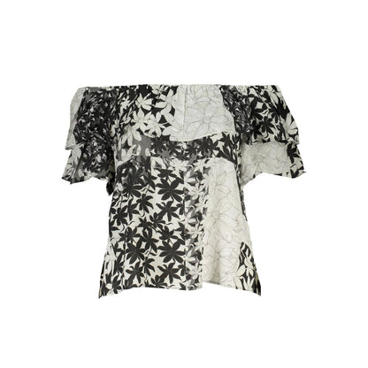 Desigual Weißes T-Shirt aus Baumwolle für Frauen