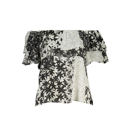 Desigual Weißes T-Shirt aus Baumwolle für Frauen