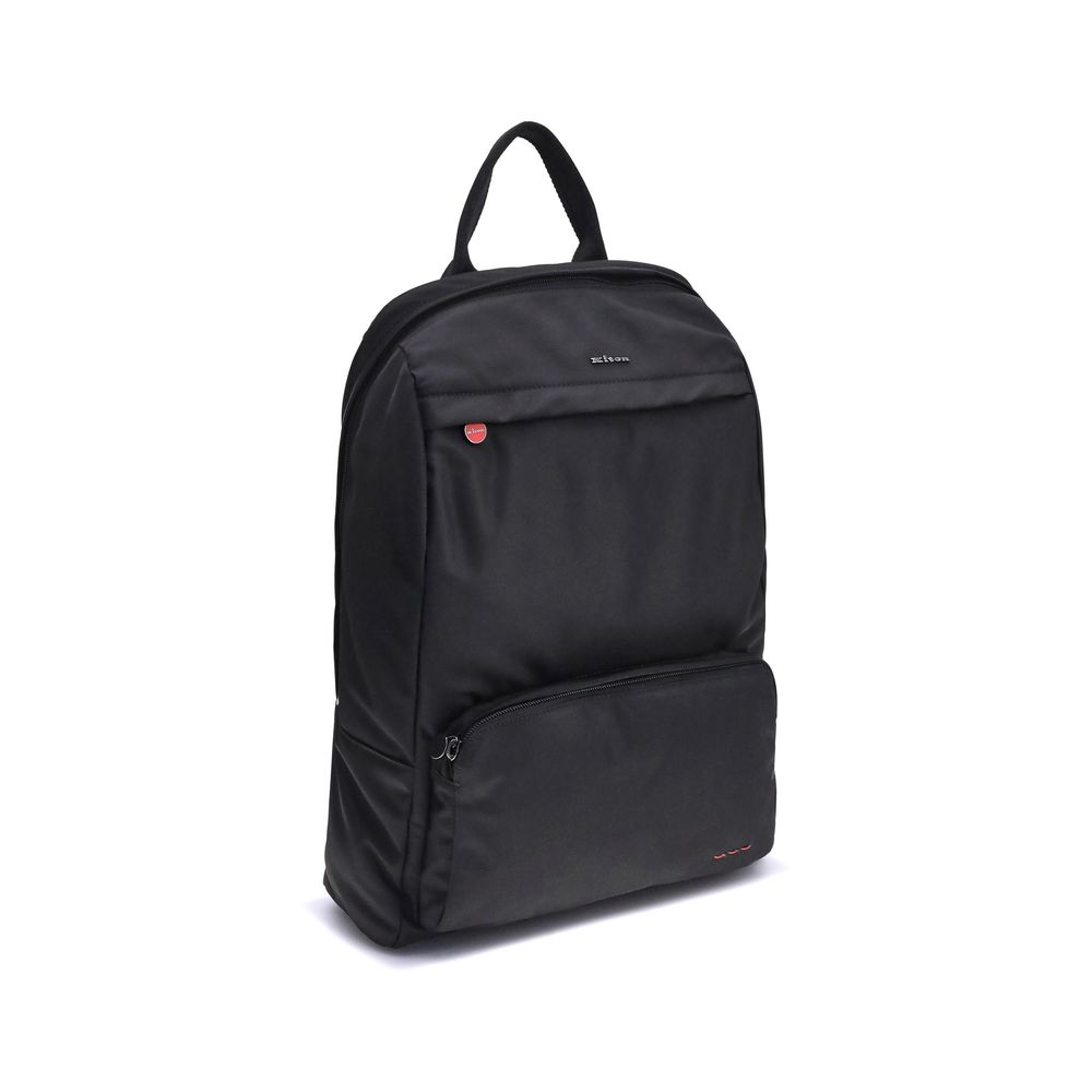 Kiton Black Polyamide Backpack