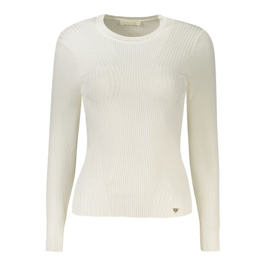 Guess Jeans Bianco Viscosa Women Sweater