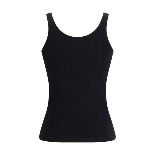 Wolford Black Cotton Top
