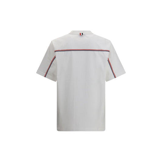 Thom Browne White Cotton T-Shirt