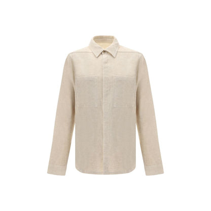 Rick Owens Cream Cotton Shirt