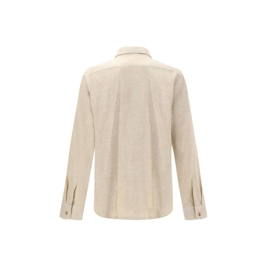 Rick Owens Cream Cotton Shirt