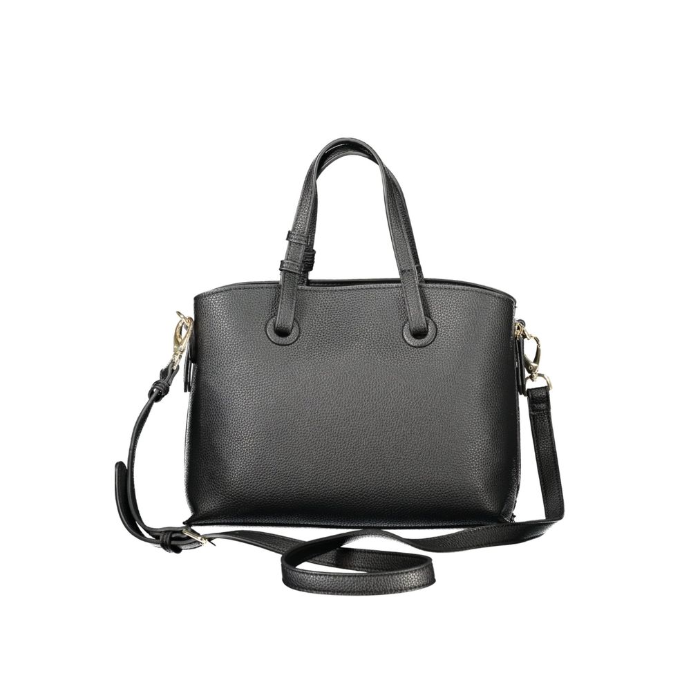 Mario Valentino Black Polyethylene Women Handbag