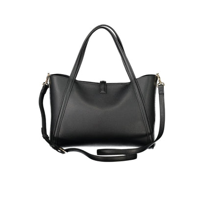 Mario Valentino Black Polyethylene Women Handbag