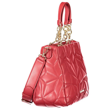 Mario Valentino Red Polyethylene Women Handbag