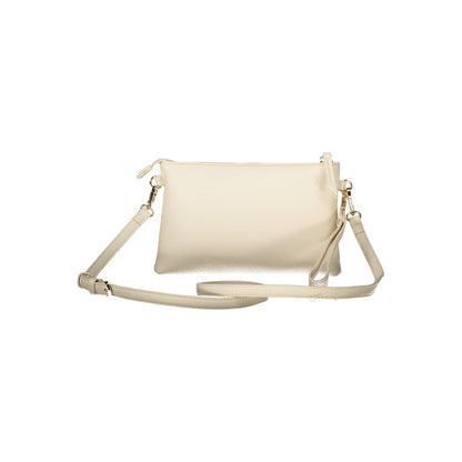 Mario Valentino Beige Polyethylene Women Handbag