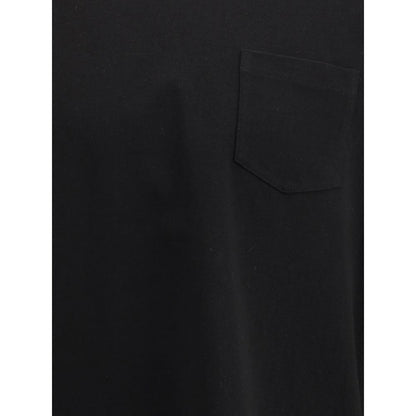 Sacai Black Cotton T-Shirt