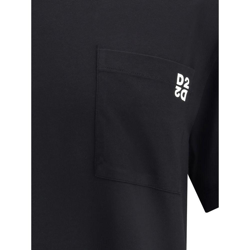 Dsquared² Black Cotton T-Shirt