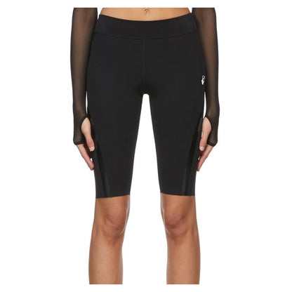 Off-White Schwarzes Nylon kurz