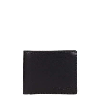 Testoni Black Leather Wallet