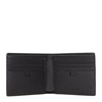 Testoni Black Leather Wallet