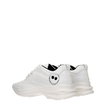 AZ Factory White Leather Sneakers
