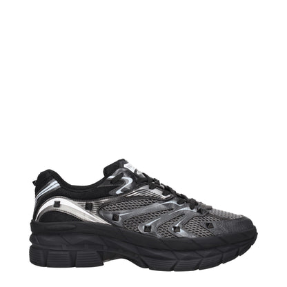 Valentino Garavani Black Fabric Athletic Sneakers