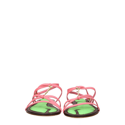 Jacquemus Pink Leather Sandals