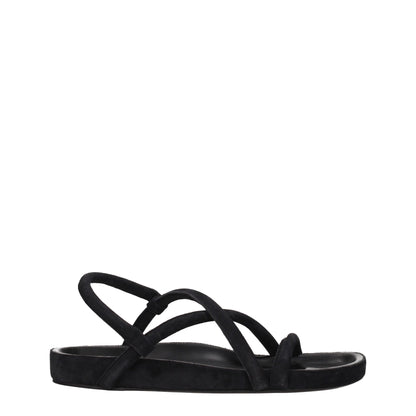 Isabel Marant Black Leather Sandals
