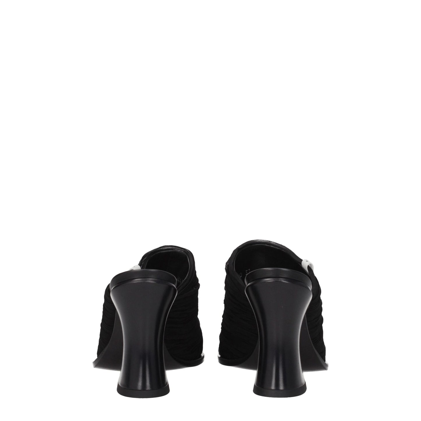 Premiata Black Fabric Platform Sandals