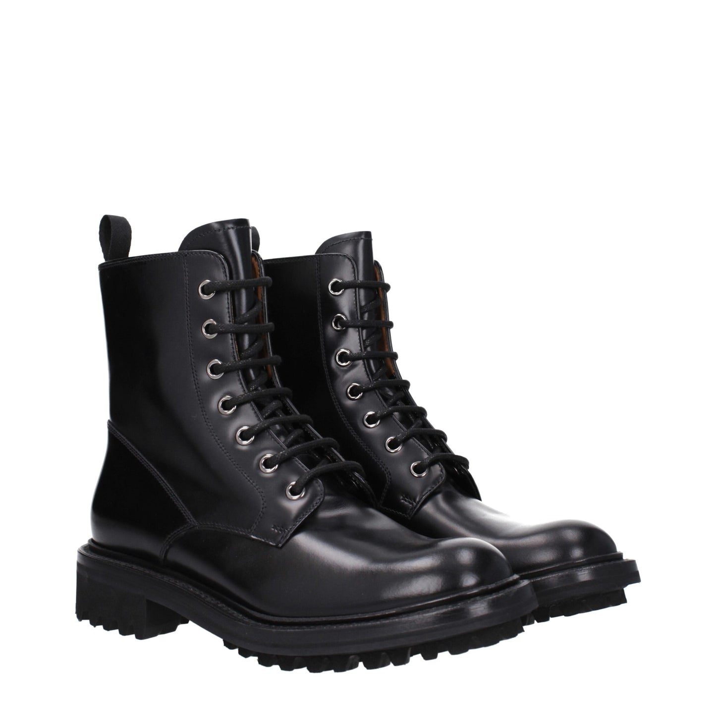 Church's Black Leather Ankle Boots