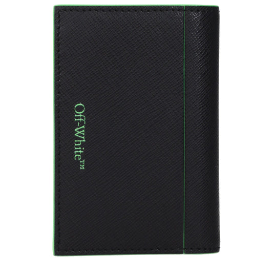 Off-White Schwarze Leder-Kartenhalter