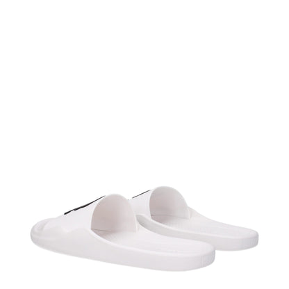 Kenzo White Cotton Slippers