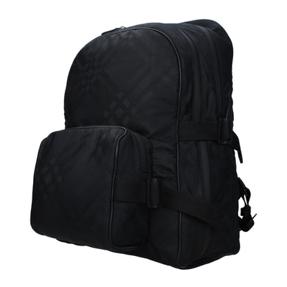 Burberry Black Fabric Backpack