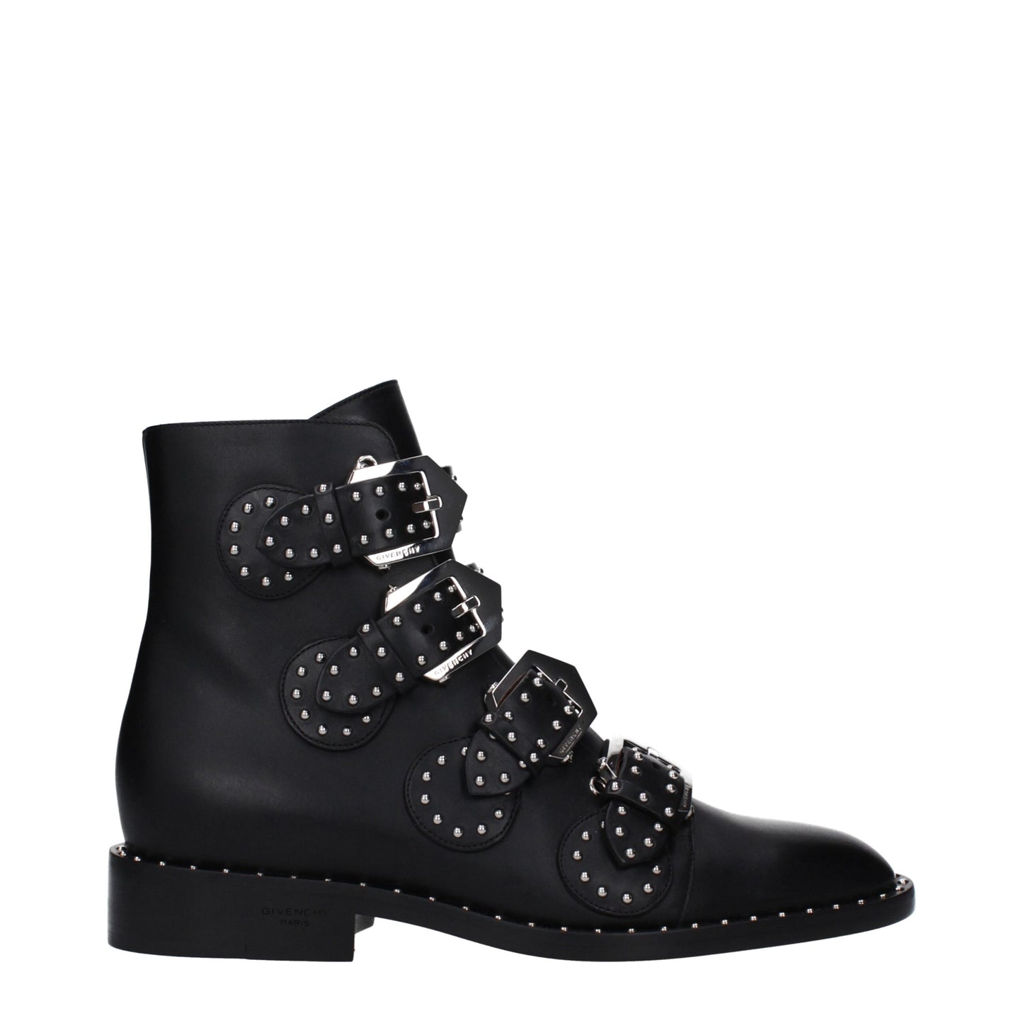 Givenchy Black Leather Ankle Boots