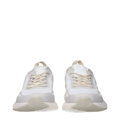 Veja White Fabric Athletic Sneakers
