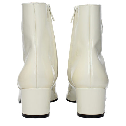 Celine Beige Leather Ankle Boots