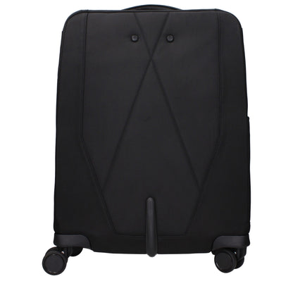 Piquadro Black Fabric Luggage And Travel