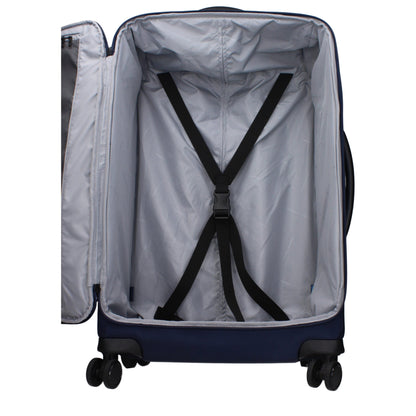 Piquadro Blue Fabric Luggage And Travel