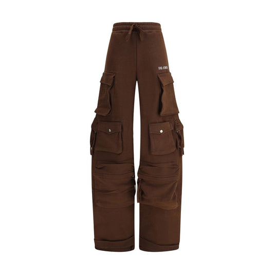 The Attico Brown Cotton Casual Pants