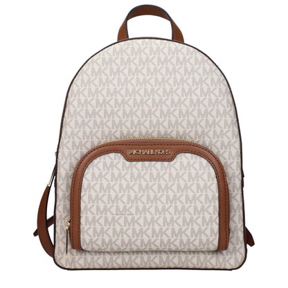 Michael Kors Beige Fabric Backpack