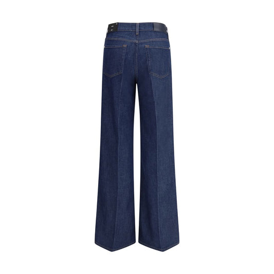 7FOR Blue Cotton Jeans Denim