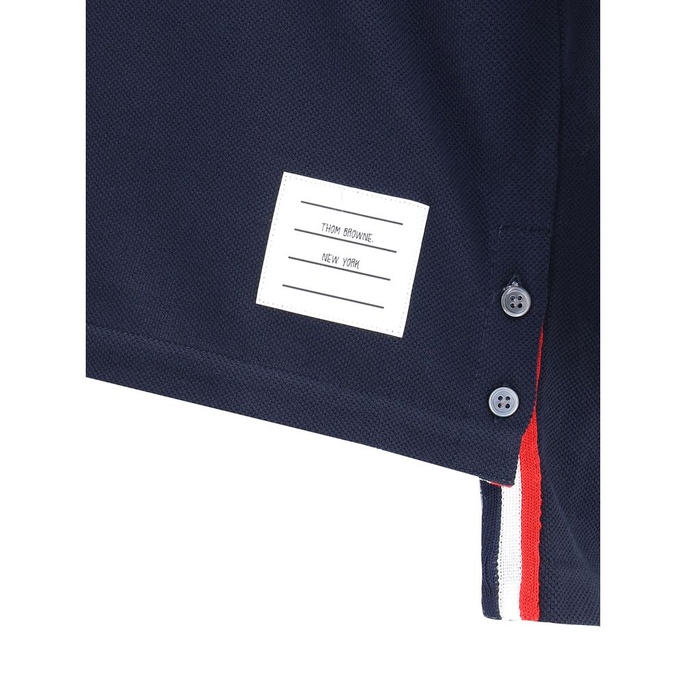 Thom Browne Blue Cotton T-Shirt