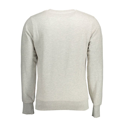 Superdry Grauer Baumwollpullover für Männer