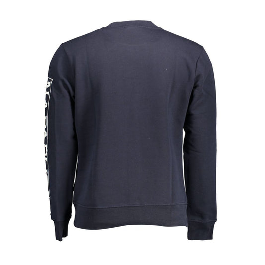 Napapijri Blue Cotton Men's Sweatshirt