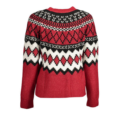 Desigual Roter Polyester-Pullover