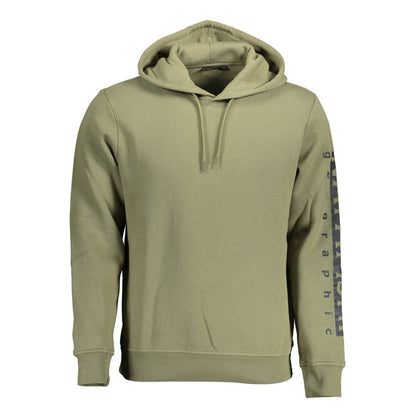 Napapijri Verde Cotton Men Sweatshirt