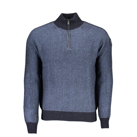 North Sails Blue Wool Men's Sweater