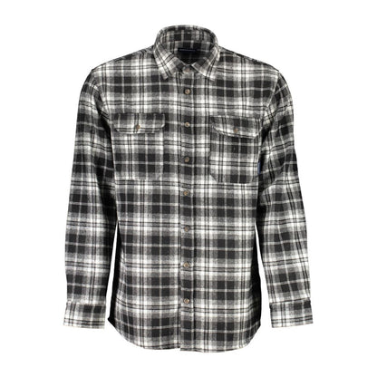 North Sails Black Cotton Pattern Shirt