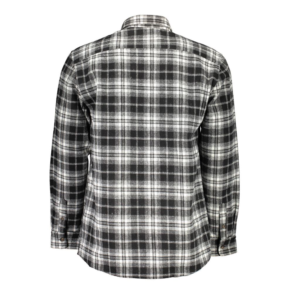 North Sails Black Cotton Pattern Shirt