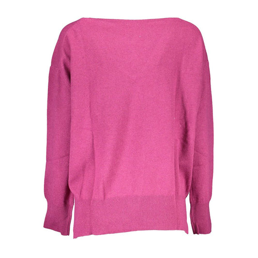 North Sails Purple Wool Cashmere Sweater