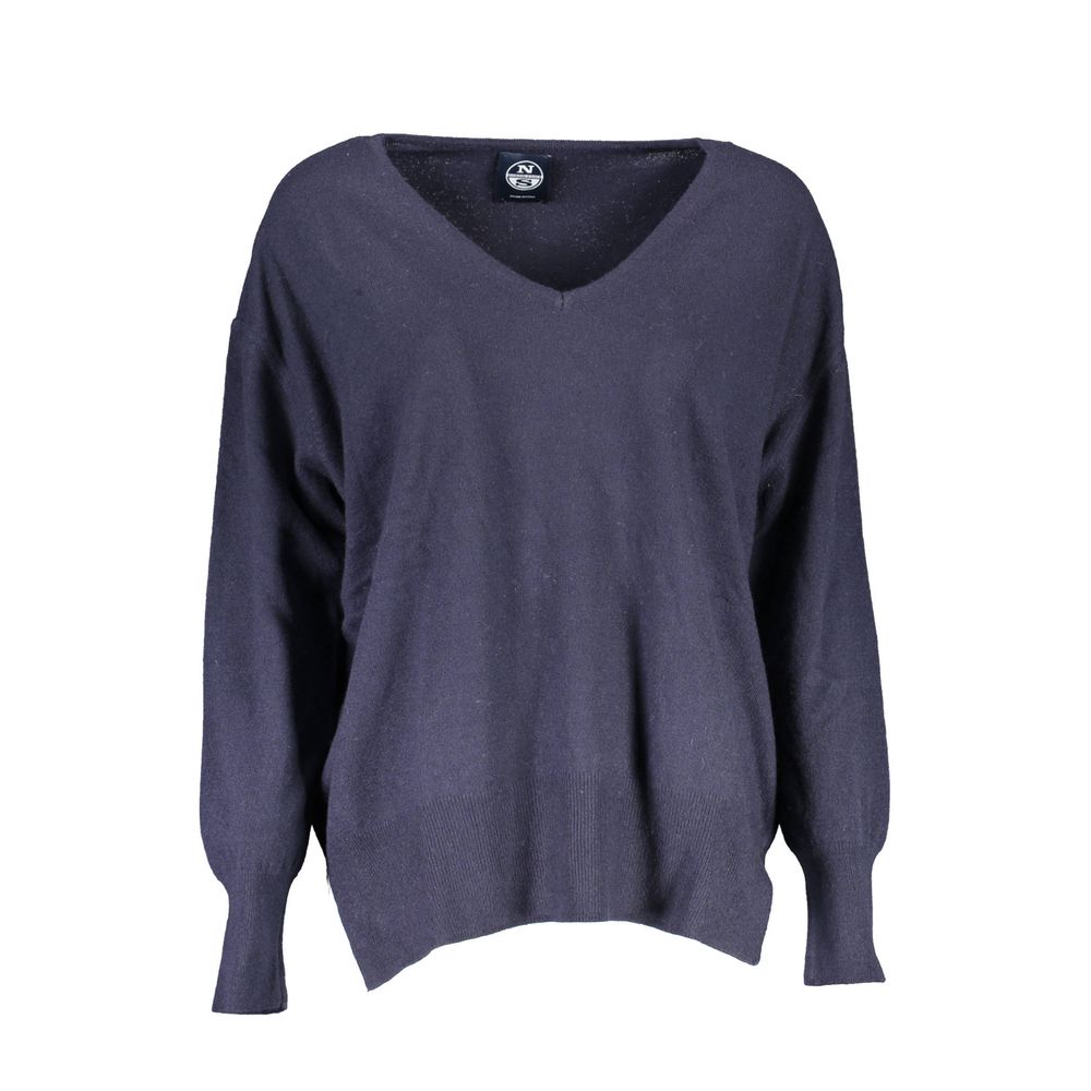 North Sails Blue Polyamide Women Sweater