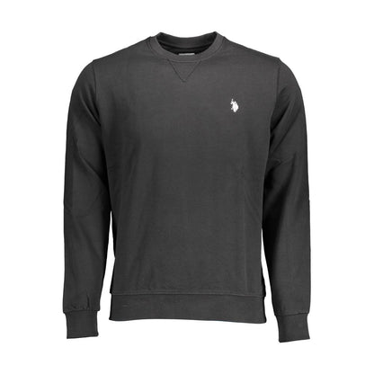 U.S. POLO ASSN. Black Cotton Men Sweatshirt