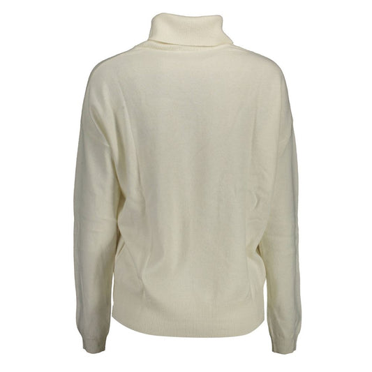 U.S. POLO ASSN. Bianco Polyamide Women Sweater