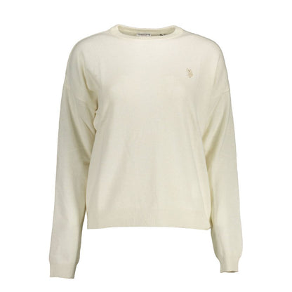 U.S. POLO ASSN. White Wool Sweatshirt