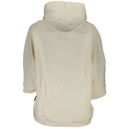 North Sails White Cotton Women's Hooded Sweater