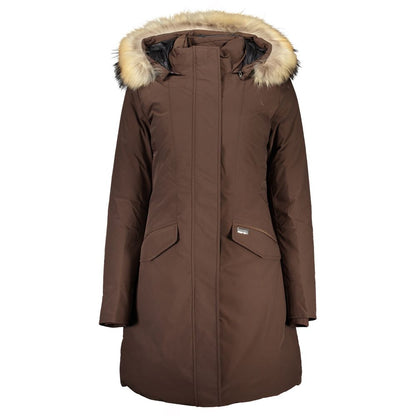Woolrich Marrone Cotton Women Jacket
